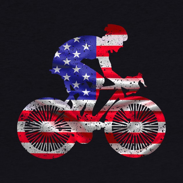 'Extreme Biking USA Flag' Awesome Bike Gift by ourwackyhome